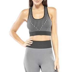 NWT Electric Yoga Linear Stripe Sports Bra XS/S